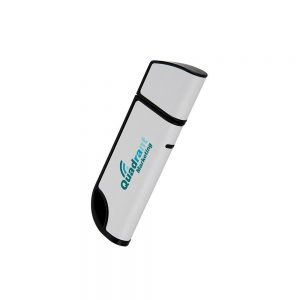 Slanted USB 2.0 Flash Drive - 4GB