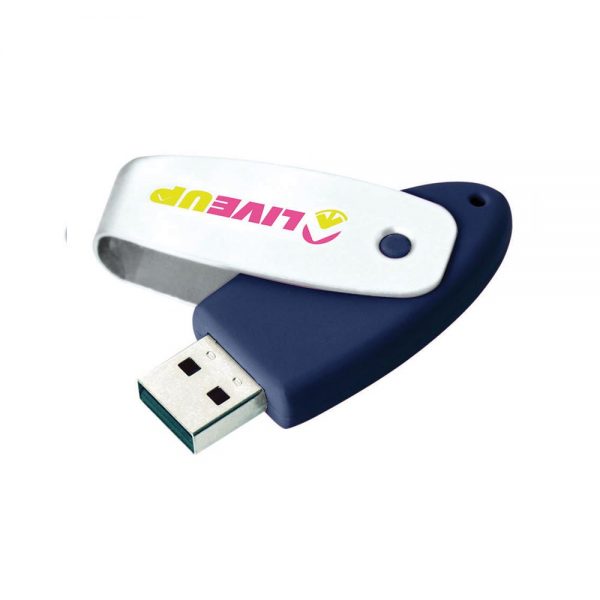 Oval USB 2.0 Flash Drive - 2GB